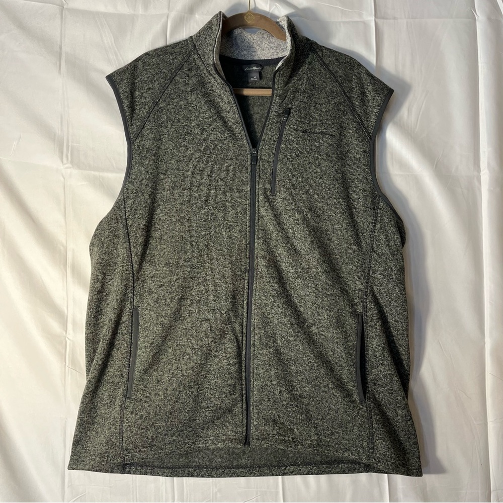 Eddie Bauer Sweater Fleece Vest Mens Size XL